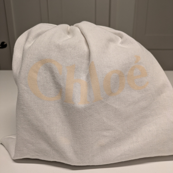 Chloe Marcie Small Tan Saddle Bag - Picture 12 of 12